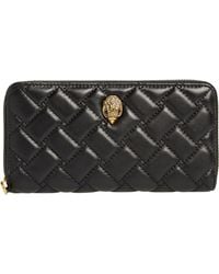 Kurt Geiger - Eagle Leather Zip Around Wallet - Lyst