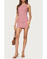 Edikted - Macee Gingham Sleeveless Romper - Lyst