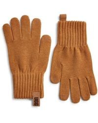UGG - Lightweight Rib Gloves - Lyst