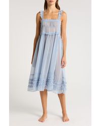 Free People - Moon Phase Midi Nightgown - Lyst