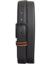 ZEGNA - Reversible Casual Signifier Deerskin Belt - Lyst