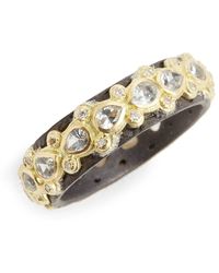 Armenta - Old World Lacy Eternity Diamond & Sapphire Ring - Lyst