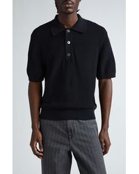 Our Legacy - Traditional Cotton Polo Sweater - Lyst