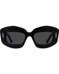 Loewe - Screen 49Mm Rectangular Sunglasses - Lyst