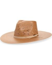 Brixton - Porto Straw Fedora - Lyst