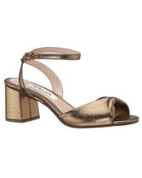 Nina - Nigella Glitter Ankle Wrap Sandal - Lyst