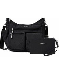 Baggallini - Modern Everywhere Hobo Crossbody Bag With Wristlet - Lyst