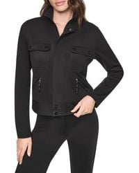 DKNY - Soho Ponte Tech Jacket - Lyst