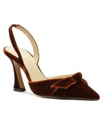 Alexandre Birman - Clarita Bow Pointed Toe Slingback Sandal - Lyst