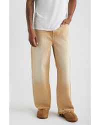 Elwood - Released Hem Baggy Denim Pants - Lyst