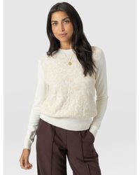 Saint + Sofia - Wren Long Sleeve Knit - Lyst
