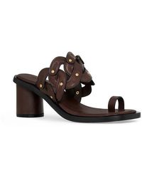 Rebecca Minkoff - Studded Toe Loop Sandal - Lyst
