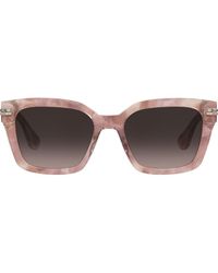 Stuart Weitzman - 54Mm Gradient Polarized Square Sunglasses - Lyst