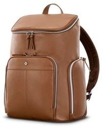 Samsonite - Mobile Solution 2 Leather Deluxe Backpack - Lyst