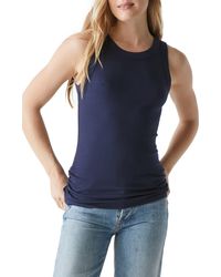 Michael Stars - Halley Side Ruched Tank - Lyst