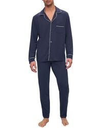 Eberjey - William Stretch Tencel Modal Long Pajamas - Lyst