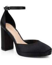 Badgley Mischka - Stephanie Ankle Strap Platform Pump - Lyst