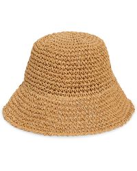 BP. - Crochet Stitch Straw Bucket Hat - Lyst
