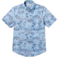 Reyn Spooner - Island Paradise Tailored Fit Short Sleeve Button-down Shirt - Lyst