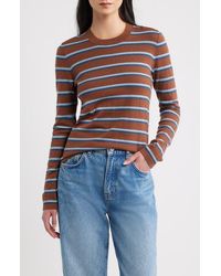 Rails - Davie Cotton & Cashmere Stripe Sweater - Lyst