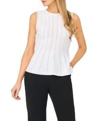 Halogen® - Sleeveless Peplum Top - Lyst