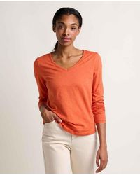 Toad & Co. - Marley Long Sleeve V-Neck Tee - Lyst