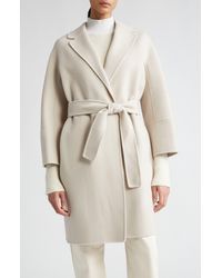 Max Mara - Arona Belted Double Face Wool Coat - Lyst