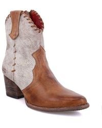 Bed Stu - Baila Ii Western Leather Bootie - Lyst