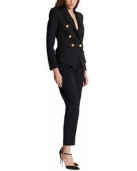 Balmain - Grain De Poudre 6-Button Fitted Jacket - Lyst