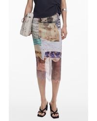 Desigual - Collage 2-In-1 T-Shirt & Slipdress Set - Lyst