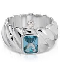 Ettika - So Twisted Crystal Statement Ring - Lyst