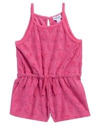 Splendid - Kids' Terry Cloth Heart Romper - Lyst