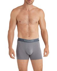 Tommy John - 3-Pack Second Skin 6-Inch Stretch Modal Boxer Briefs - Lyst