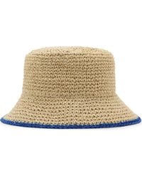 Mango - Straw Bucket Hat - Lyst