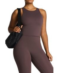 Spanx - High Neck Crop Tank - Lyst