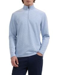 Bugatchi - Soft Touch Quarter Zip Pullover - Lyst