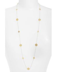 Anna Beck - Long Multi Disc Station Necklace In Gold/silver At Nordstrom Rack - Lyst