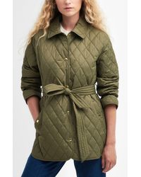 Barbour - Reil Quilted Belted Recycled Polyester Jacket - Lyst