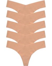 Commando - Classic Solid Thong 5-Pack - Lyst