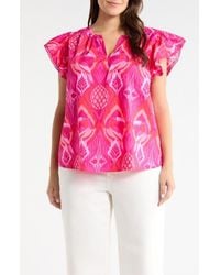 Sugarlips - Devant Carya Ruffle Cotton Top - Lyst
