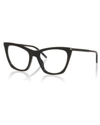 Saint Laurent - 55Mm Cat Eye Optical Glasses - Lyst