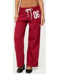 Edikted - 06 Wide Leg Cotton Blend Drawstring Sweatpants - Lyst