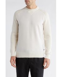 BOSS - Hero Wool Crewneck Sweater - Lyst