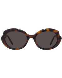 Loewe - Thin Mini 54Mm Oval Sunglasses - Lyst