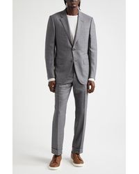 ZEGNA - Luxury Wool Princes of Wales Check Suit - Lyst