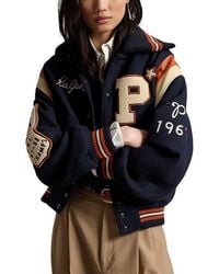 Polo Ralph Lauren - Wool Blend Varsity Jacket - Lyst