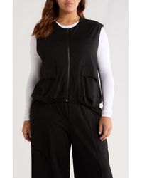 Wit & Wisdom - Knit Zip-Up Vest - Lyst