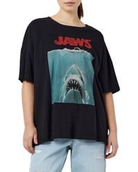 Noisy May - Jaws Cotton Graphic T-shirt - Lyst