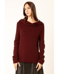Celtic & Co. - Collared Slouch Sweater - Lyst