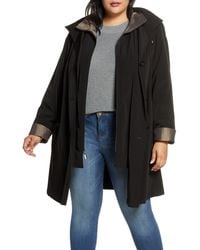 Gallery - Hooded Raincoat With Liner - Lyst